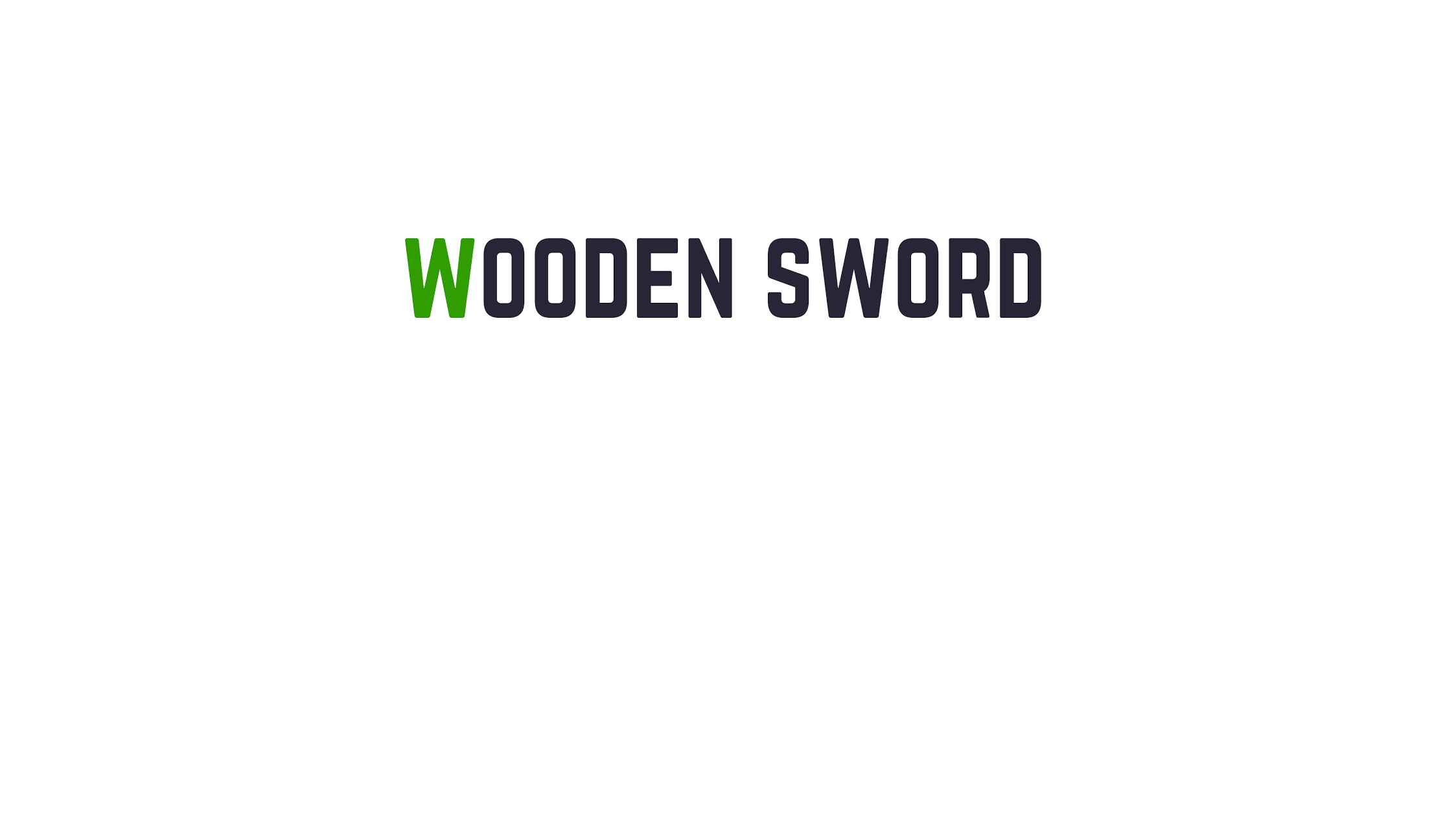 Wooden Sword Games